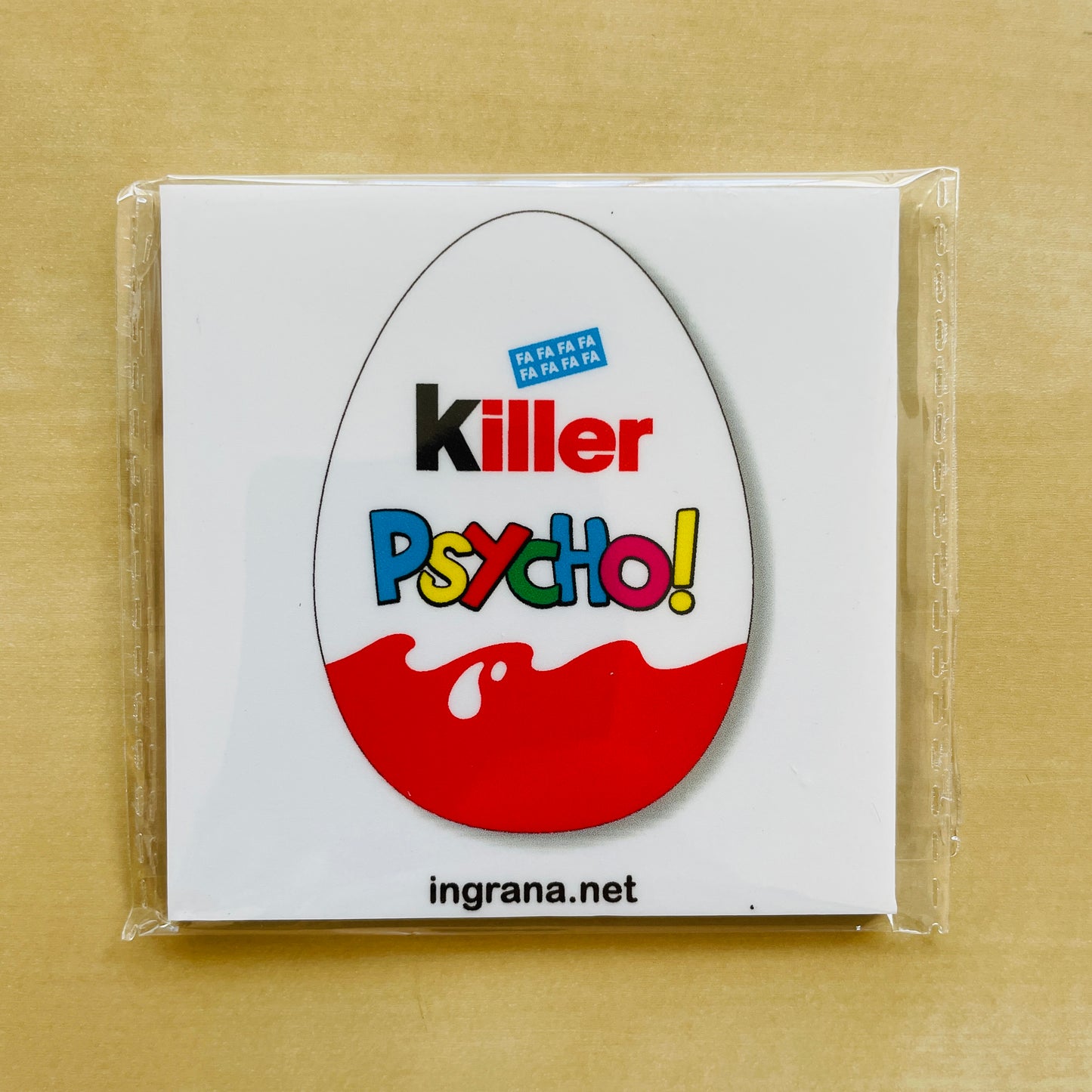 Sticker o Magnete “KILLER PSYCHO!”