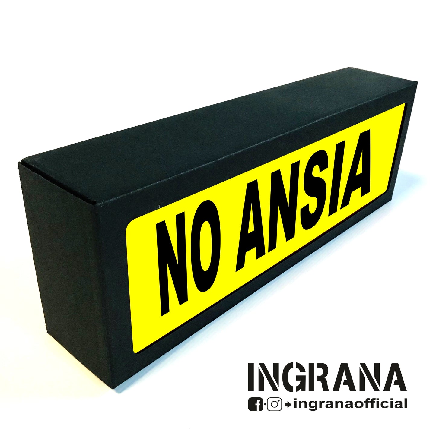 Insegna luminosa "NO ANSIA"
