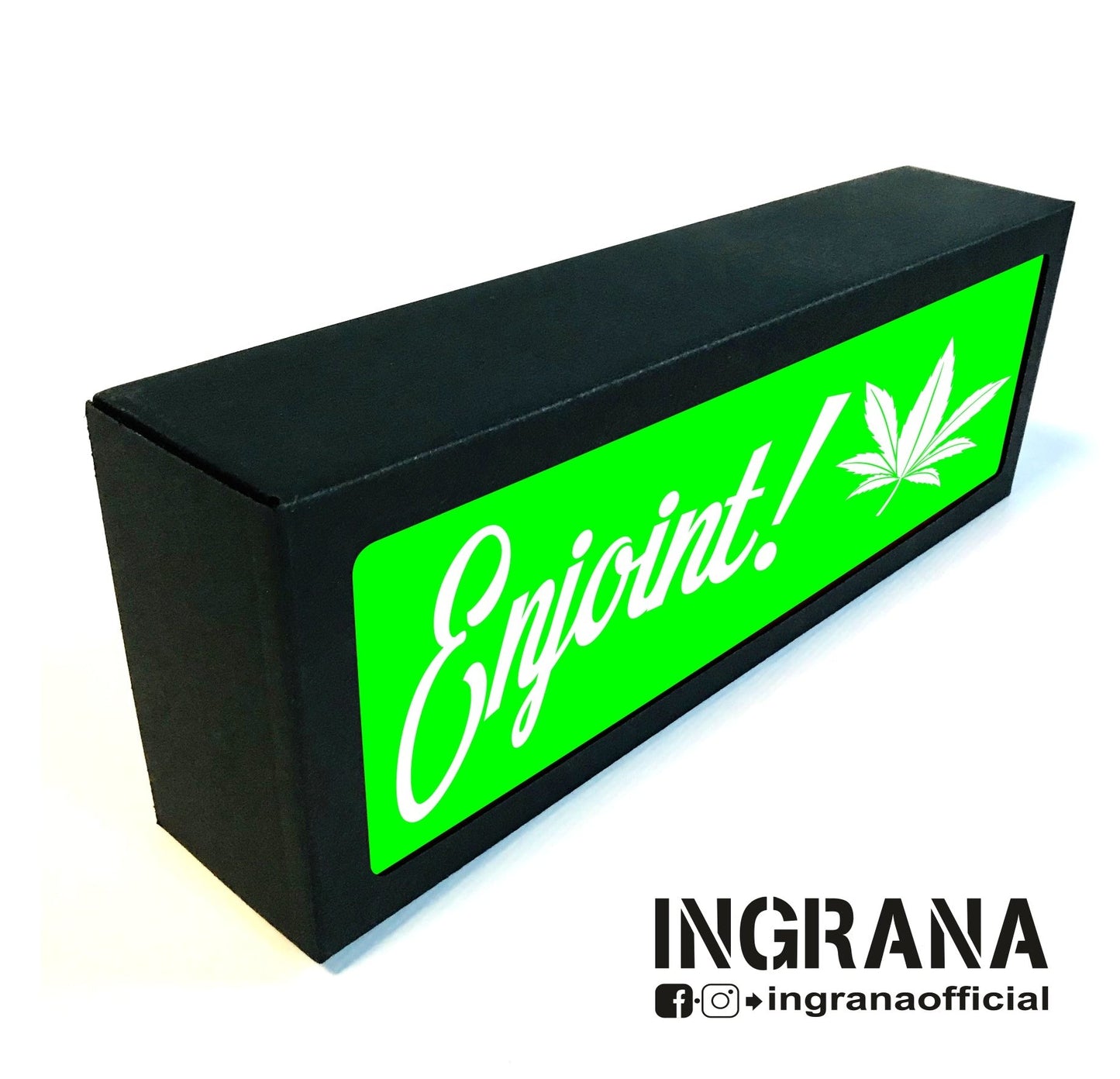 Insegna luminosa "ENJOINT"