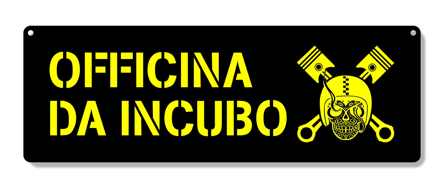 INSEGNA RETRÒ IN Lamiera Detti Officina Targa Regole - Foto 10