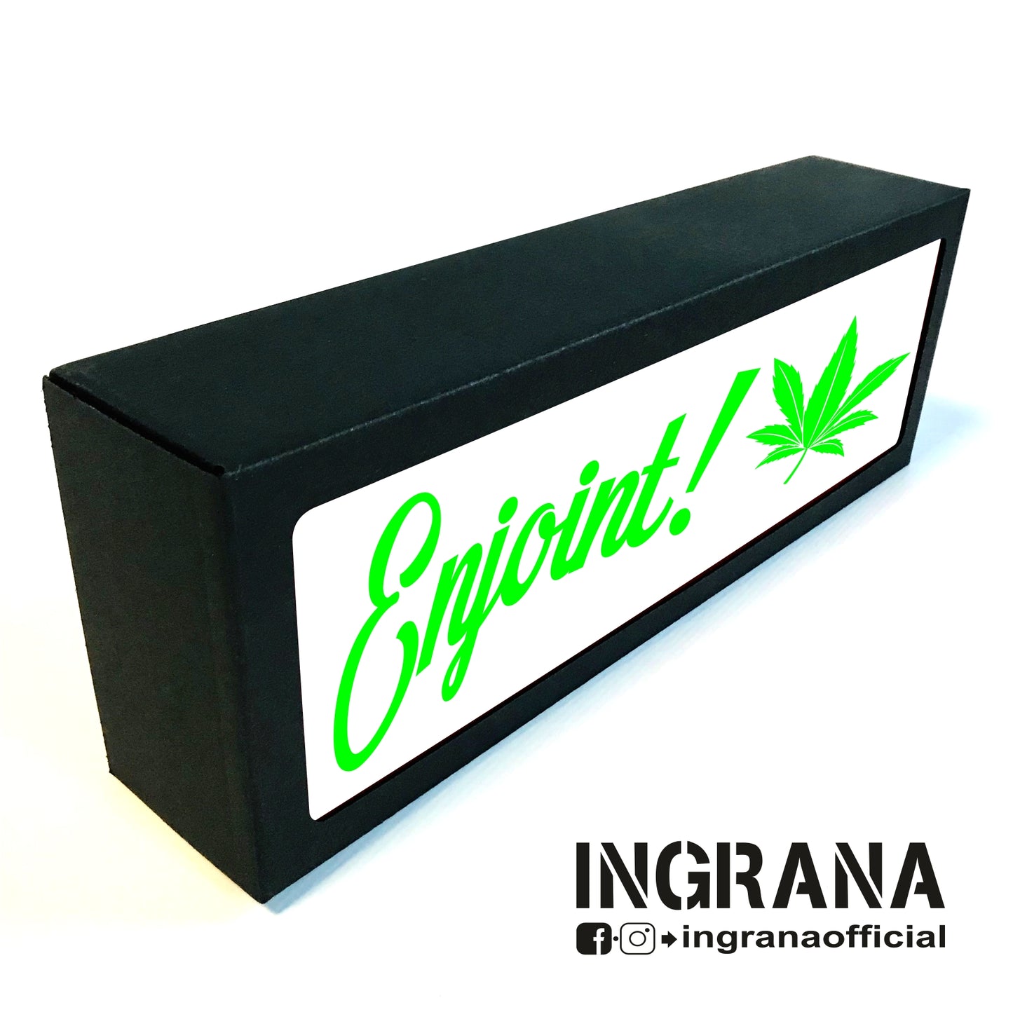 Insegna luminosa "ENJOINT"