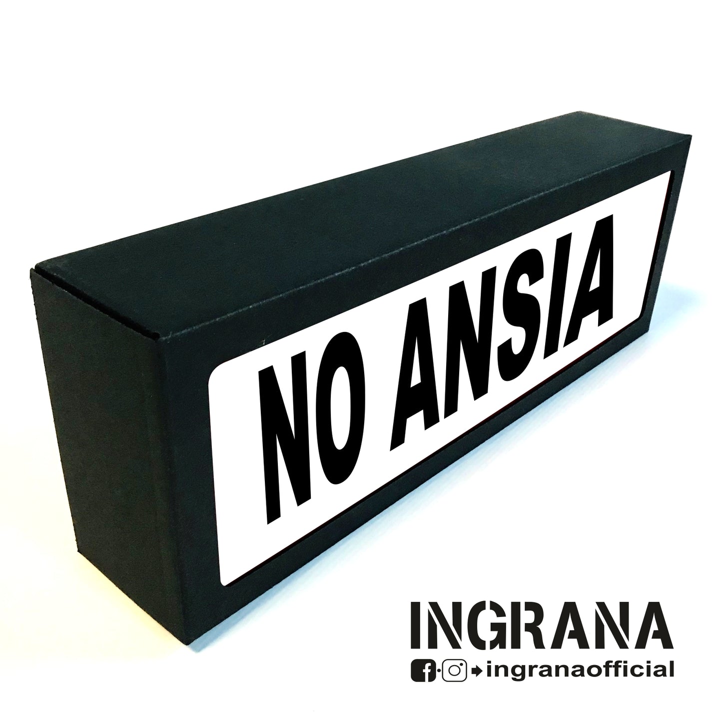 Insegna luminosa "NO ANSIA"