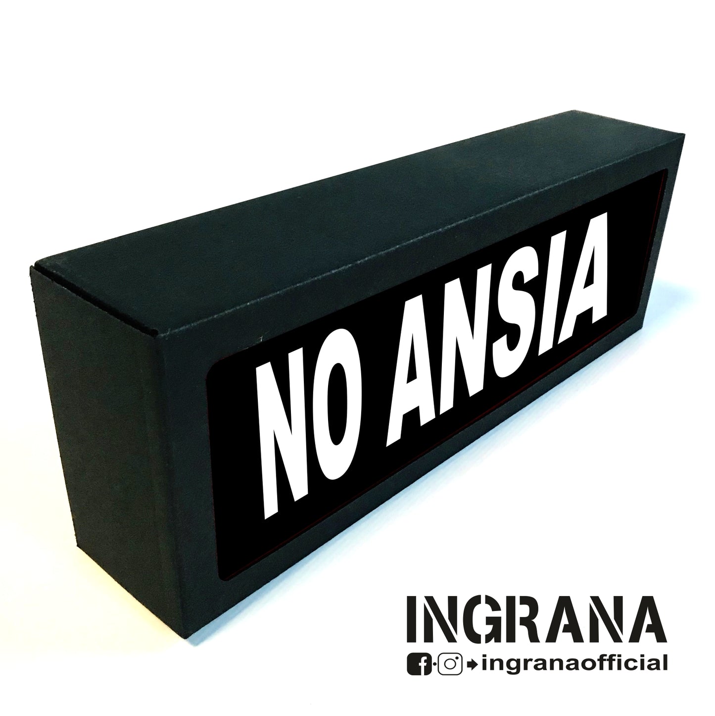 Insegna luminosa "NO ANSIA"