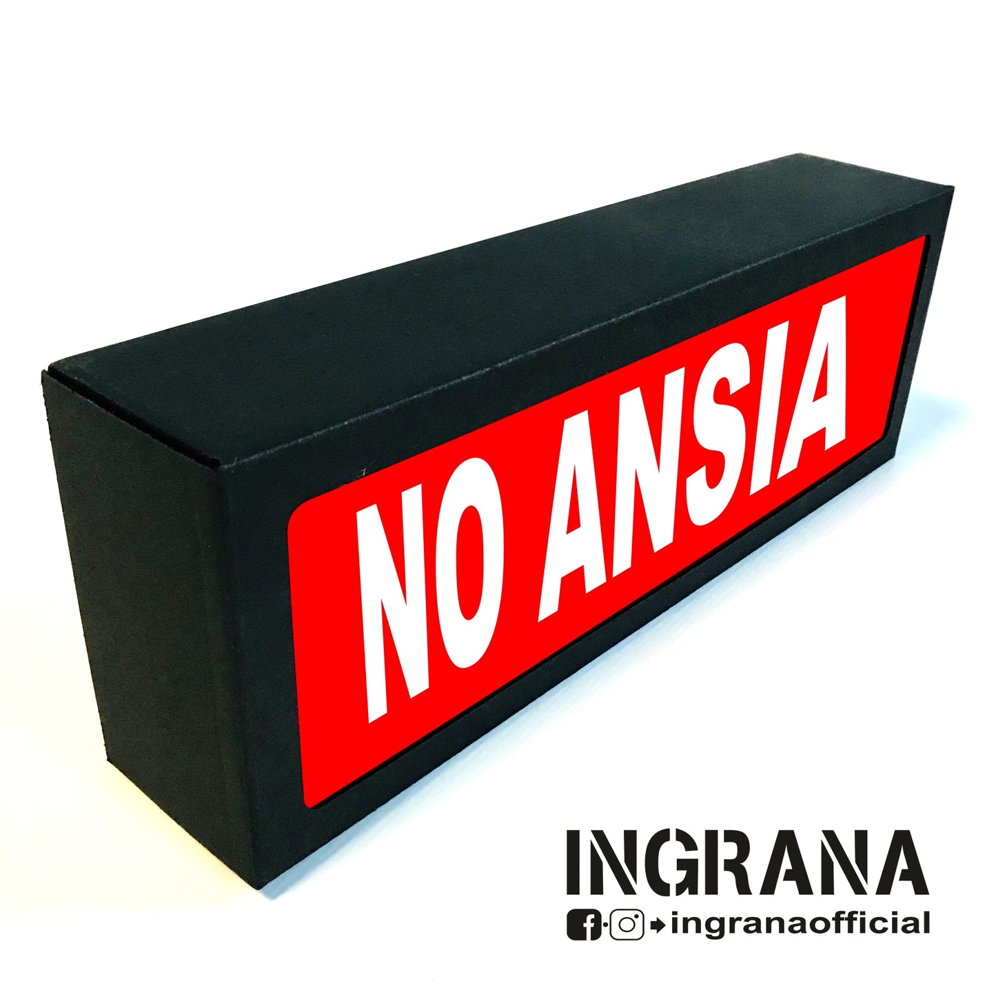 Insegna luminosa "NO ANSIA"