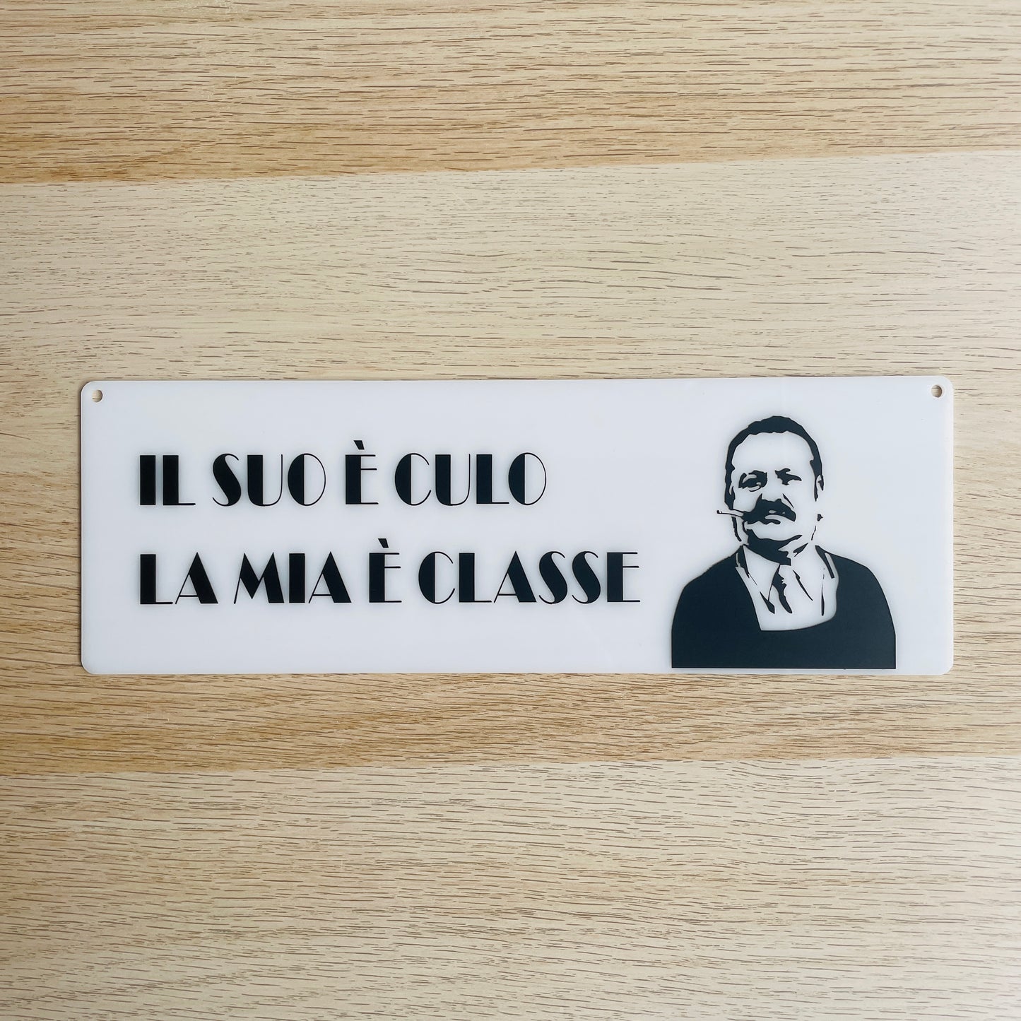 Targa in plexiglass "Conte Catellani"