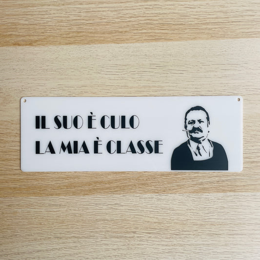 Targa in plexiglass "Conte Catellani"