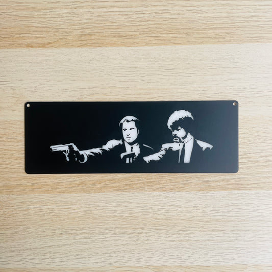Targa in plexiglass "Pulp Fiction"