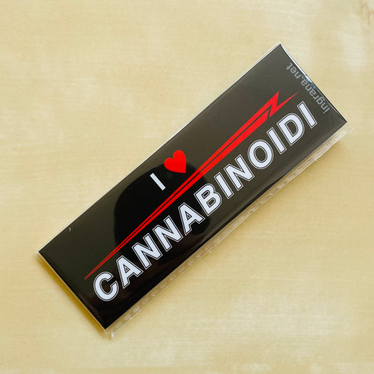 Sticker o Magnete “I LOVE CANNABINOIDI"