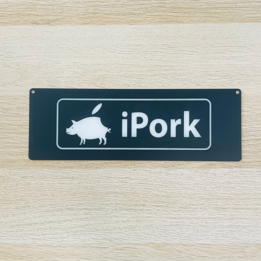 Targa in plexiglass “iPork"