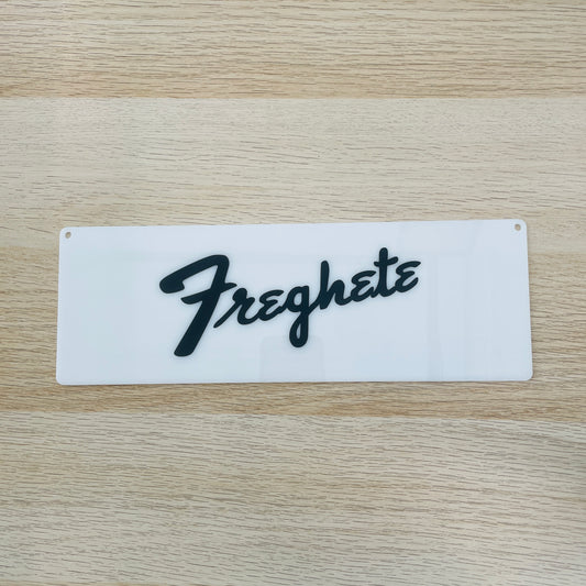 Targa in plexiglass “Freghete”