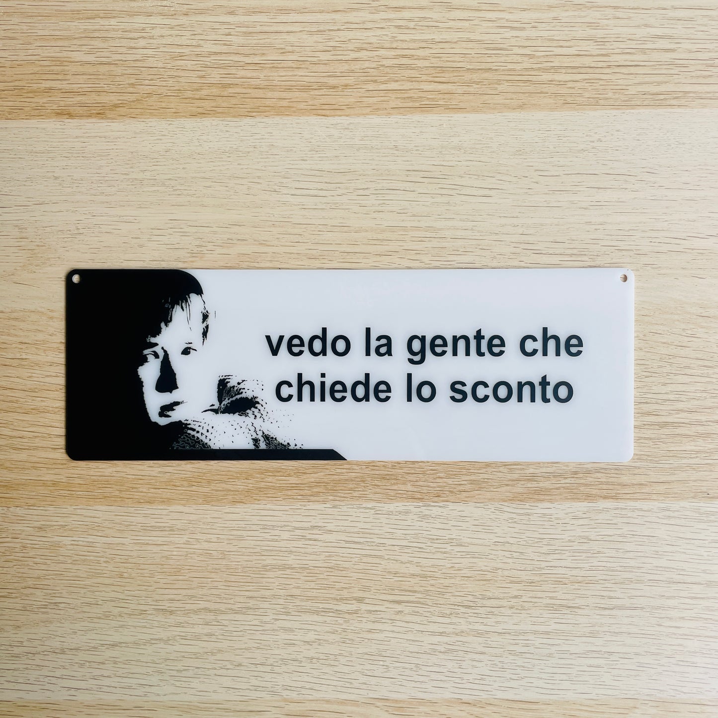 Targa in plexiglass "Il Sesto Senso"