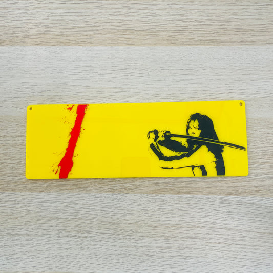 Targa in plexiglass “KILL BILL”