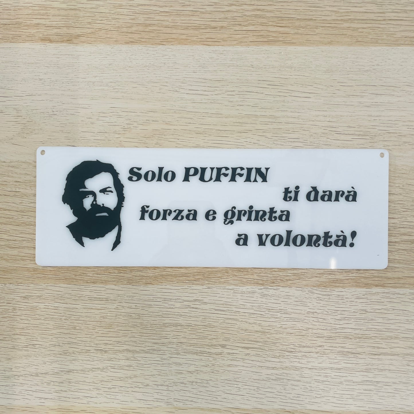 LTarga in plexiglass "bud spencer ", vari colori