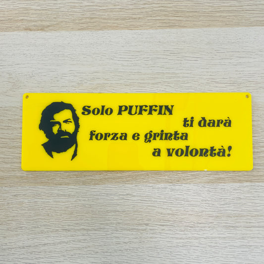 LTarga in plexiglass "bud spencer ", vari colori