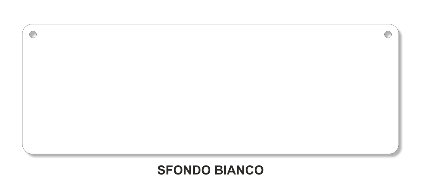 Targa personalizzata