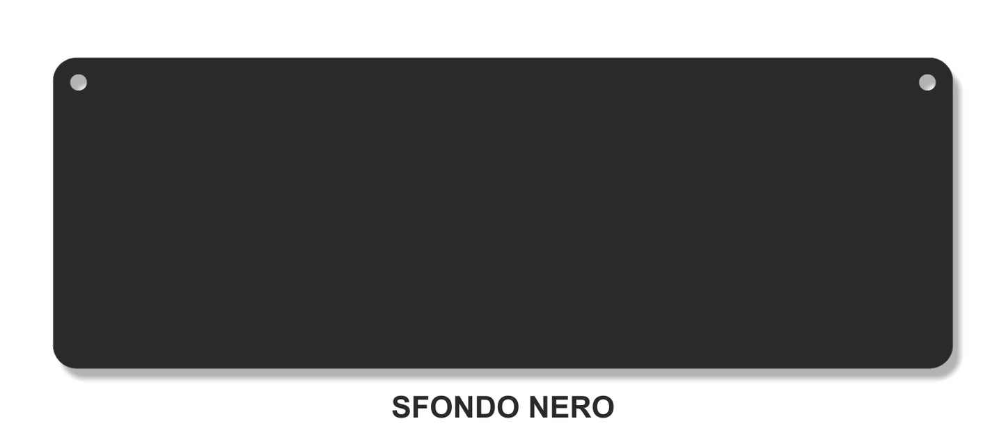 Targa personalizzata
