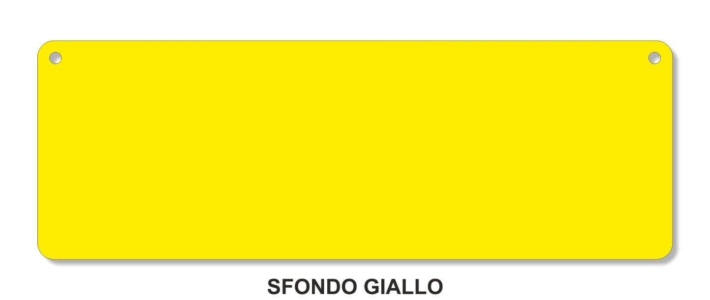 Targa personalizzata