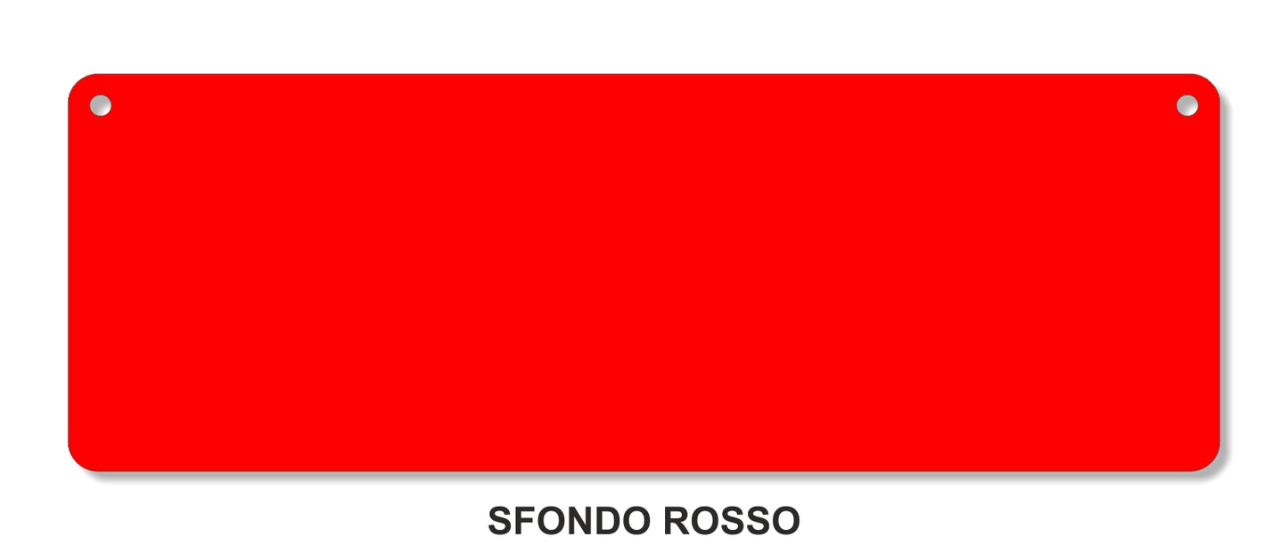 Targa personalizzata