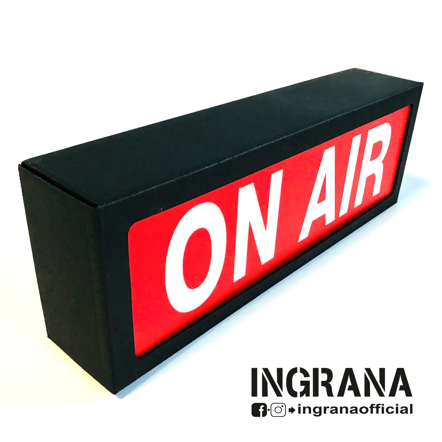Insegna luminosa "ON AIR"